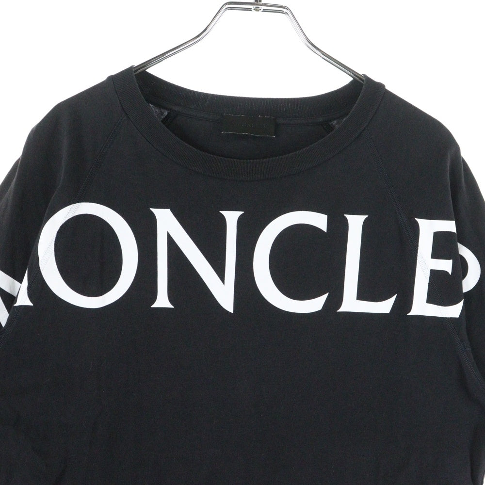 MONCLER(モンクレール) MAGLIA GIROCOLLO ロゴラベルプリント クルーネック半袖Tシャツカットソー G10918C7C510