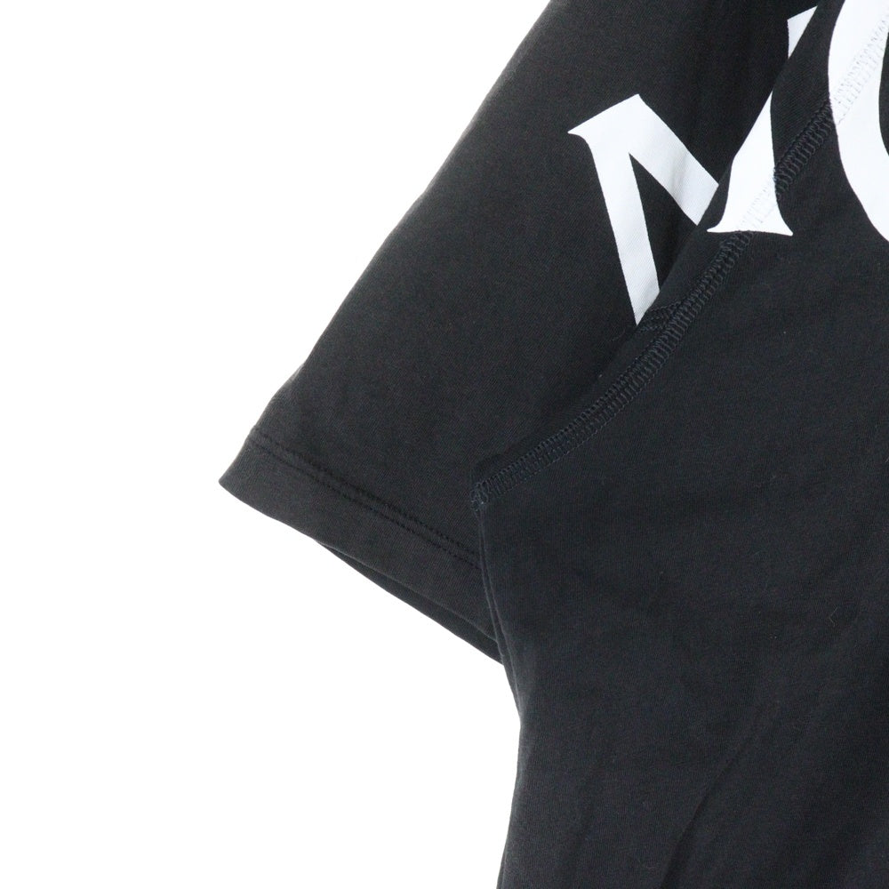 MONCLER(モンクレール) MAGLIA GIROCOLLO ロゴラベルプリント クルーネック半袖Tシャツカットソー G10918C7C510