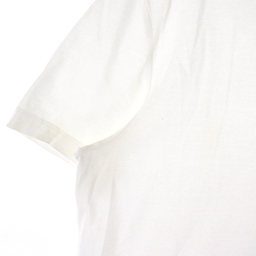 MONCLER(モンクレール) ダブルロゴパッチ クルーネック半袖Tシャツカットソー ホワイト F20918C78100