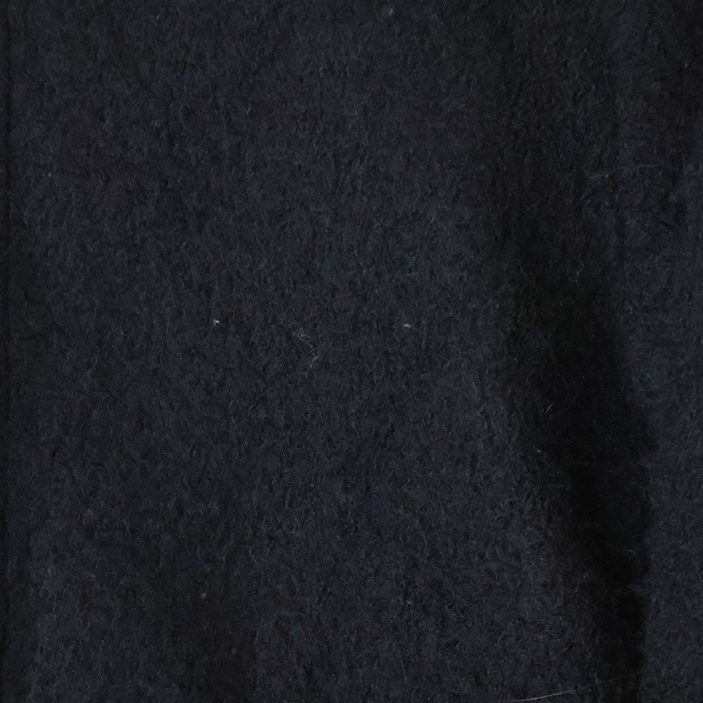 agnes b.(アニエスベー) フロントボタン ボア フリース ステンカラー ジャケット レディース ブラック