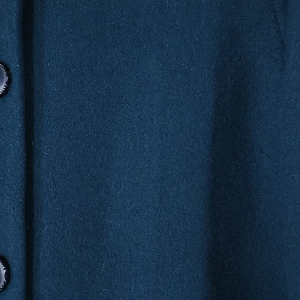 agnes b.(アニエスベー) フロントボタン ウール ステンカラーコート グリーン レディース 5309WD44