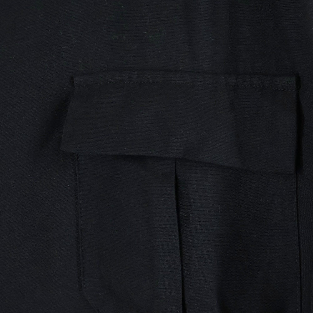 Yohji Yamamoto(ヨウジヤマモト) 24AW Mountain Jacket マウンテン レーヨンシルク混 フーデッドロングジャケット ブラック F0-D62-201