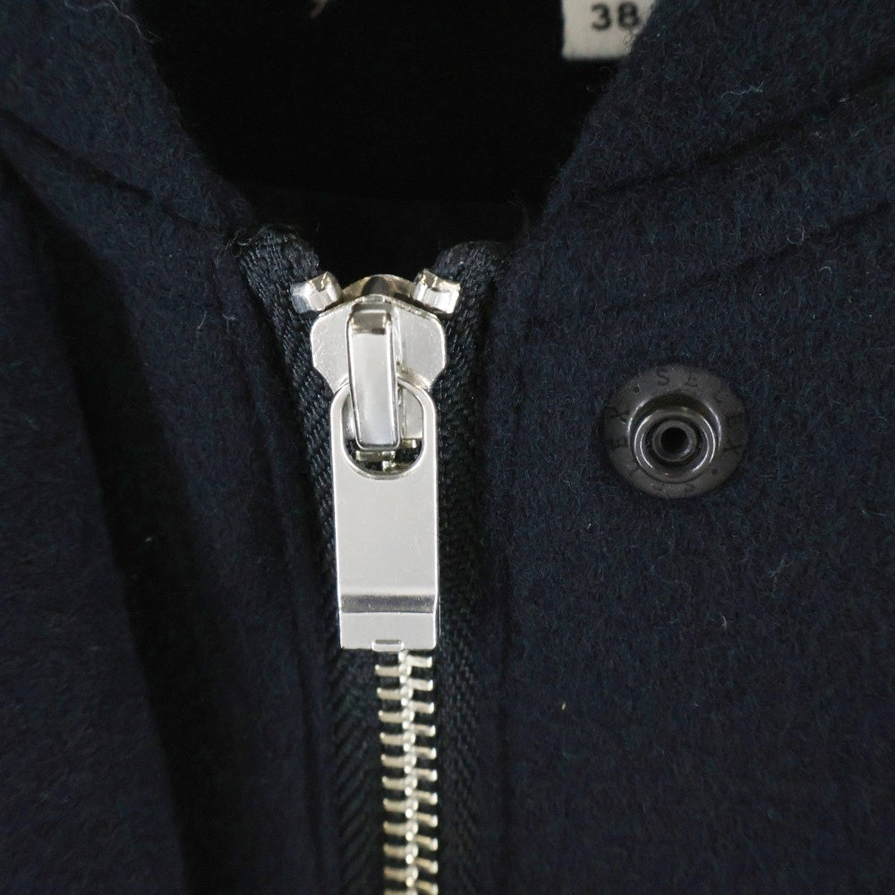 ENFOLD(エンフォルド) STADIUM-JUMPER スタジアムジャンパー ウールジャケット ブラック レディース 300HA130-1420