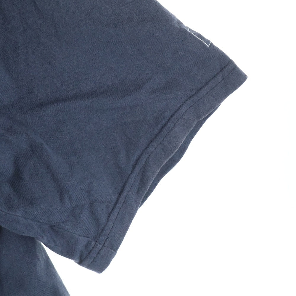 UNDERCOVER(アンダーカバー) Helen Verhoeven 袖刺繍 クルーネック半袖Tシャツカットソー ネイビー UC1D3813