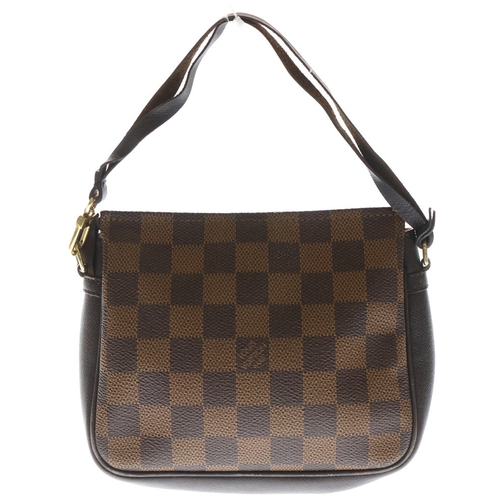 LOUIS VUITTON(ルイヴィトン) ダミエ トゥルース メイクアップポーチ ハンドショルダーバッグ ブラウン N51982/N00998 レディース