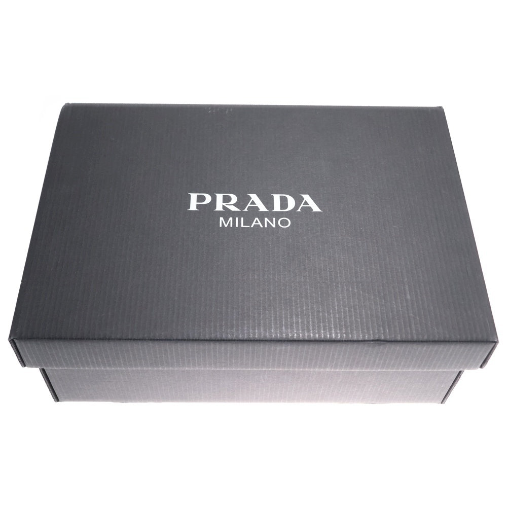 PRADA(プラダ) トライアングルロゴ コットンキャンバス ローカットスニーカー ベージュ 1E407N レディース