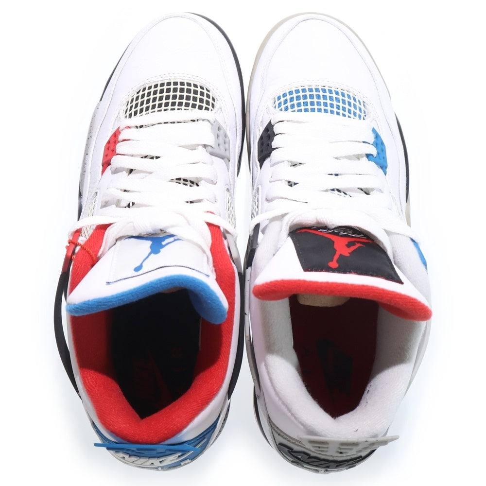 NIKE(ナイキ) Air Jordan 4 Retro SE What The 4 エアジョーダン4 レトロ SE ワット ザ 4 ハイカットスニーカー ホワイト US9/27cm CI1184-146