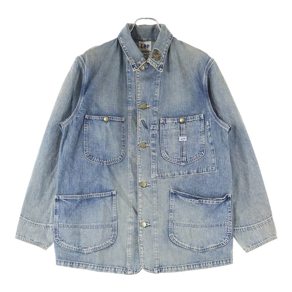 LEE(リー) ×DAIRIKU フロント ロゴワッペン カバーオール デニム