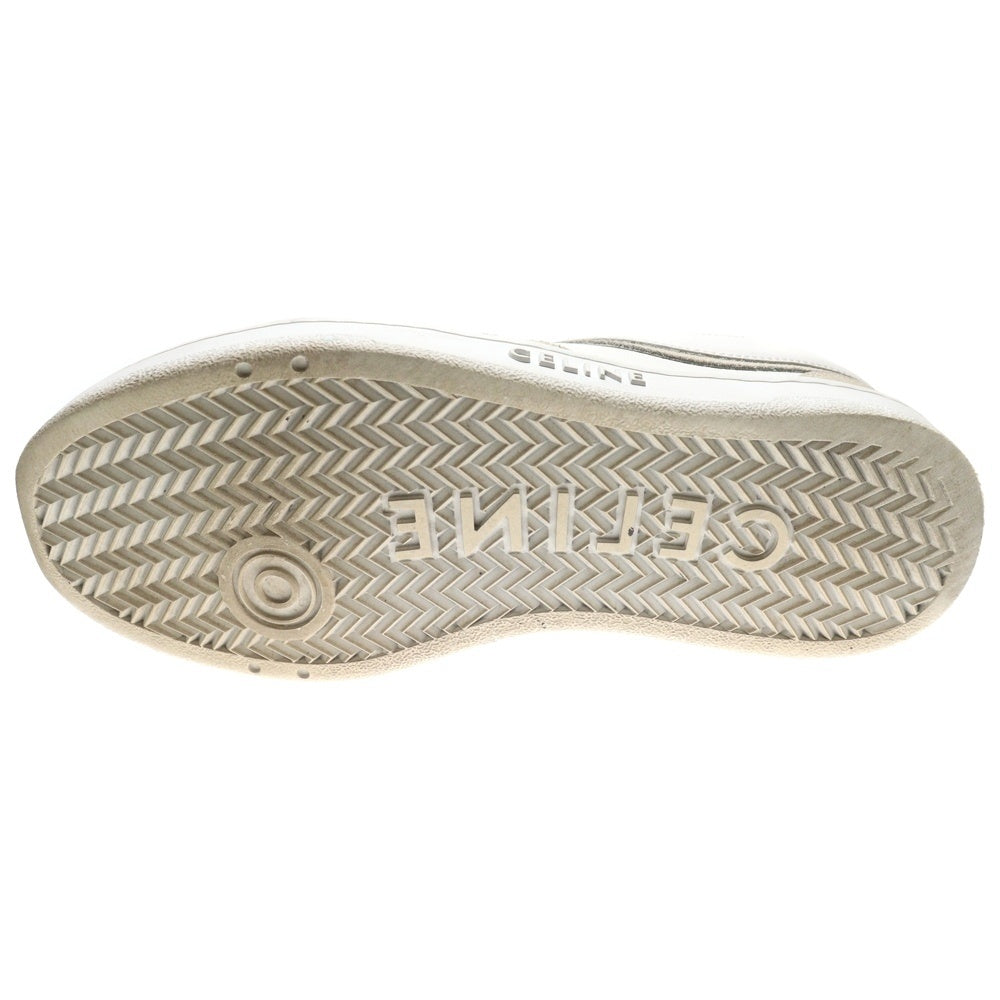 CELINE(セリーヌ) スウェード切り替え レザーローカットスニーカー ホワイト 349223721C.09OP