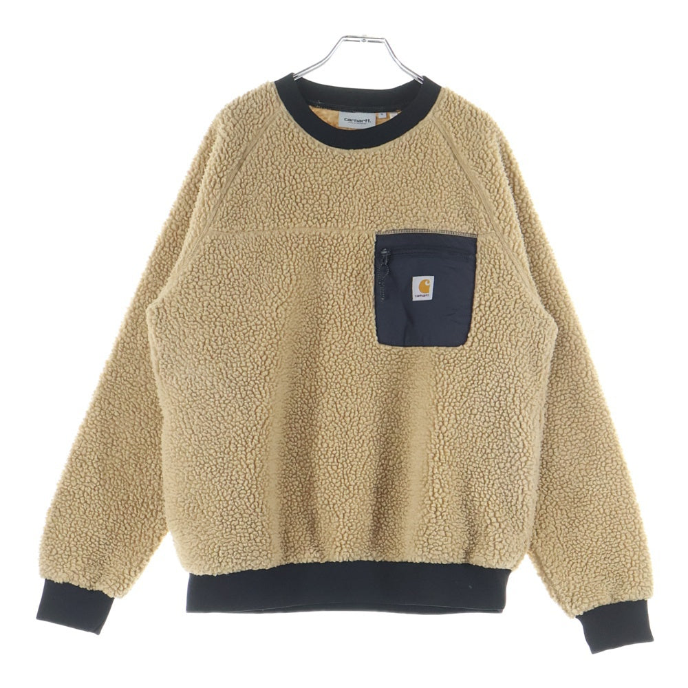 Carhartt WIP(カーハート ダブリューアイピー) PRENTIS SWEAT SHIRT プレンティス ボアフリース スウェットシャツ ブラウン