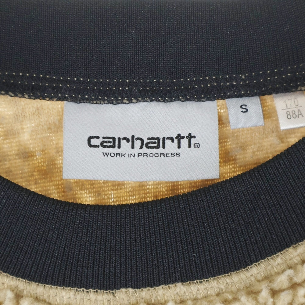 Carhartt WIP(カーハート ダブリューアイピー) PRENTIS SWEAT SHIRT プレンティス ボアフリース スウェットシャツ ブラウン