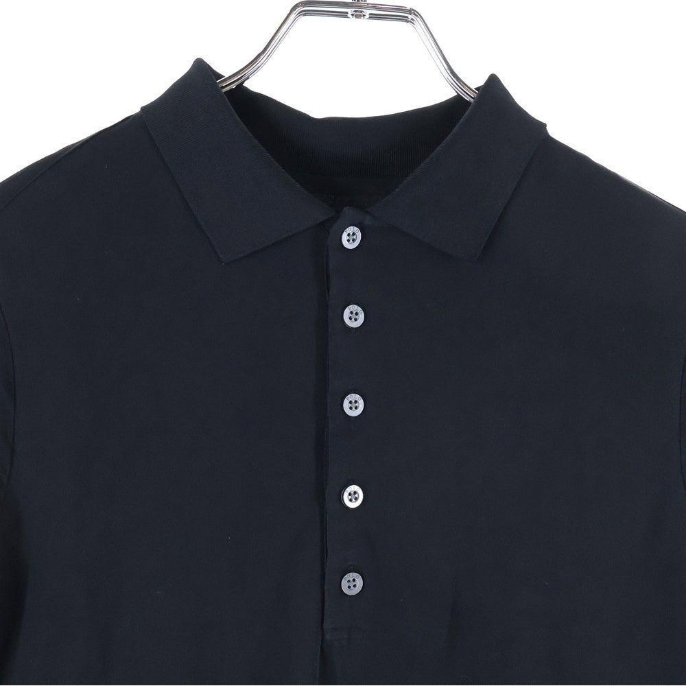 POLO RALPH LAUREN(ポロラルフローレン) フロントボタン 無地 半袖シャツワンピース ブラック レディース RN41381 CA56658