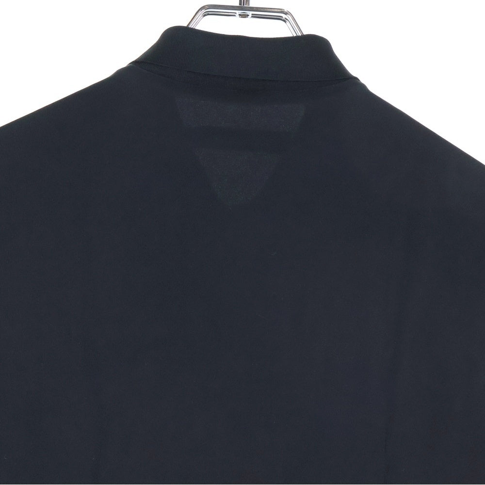 POLO RALPH LAUREN(ポロラルフローレン) フロントボタン 無地 半袖シャツワンピース ブラック レディース RN41381 CA56658