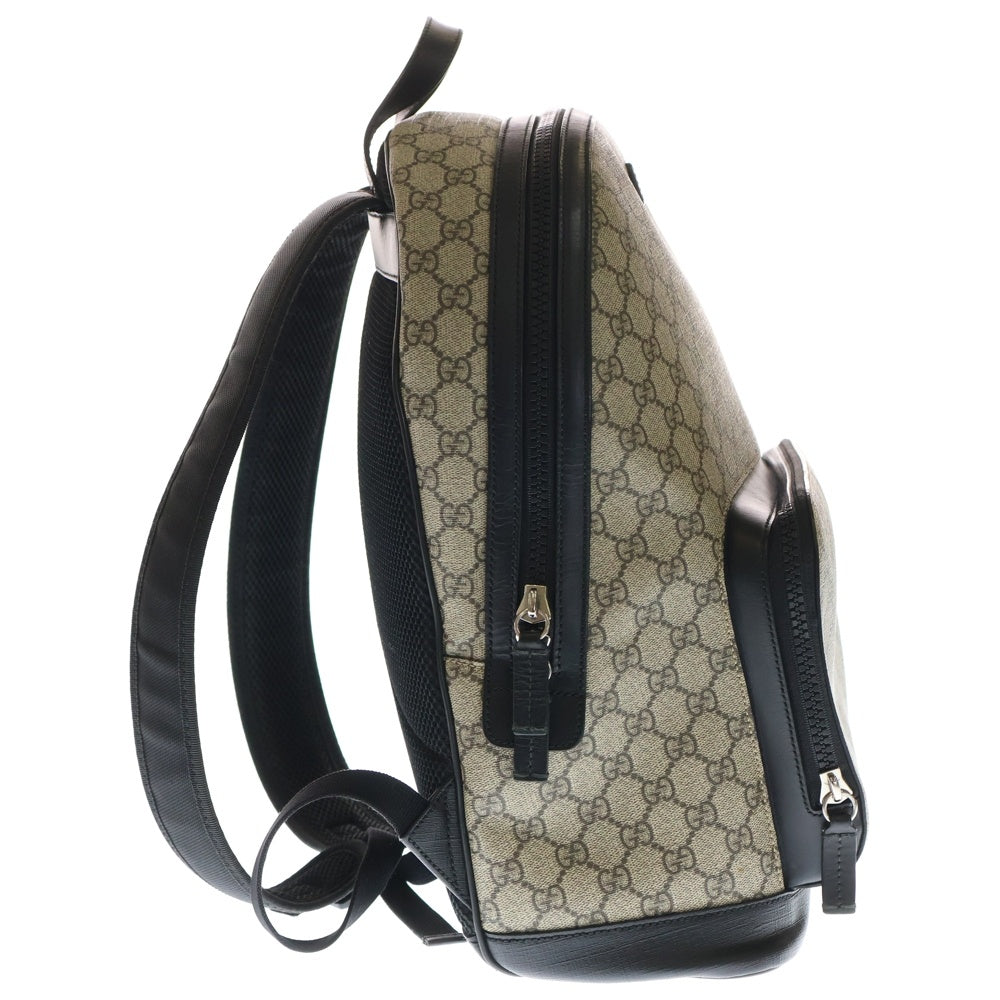 GUCCI(グッチ) GGスプリーム PVCレザー バックパック リュックサック ベージュ 406370