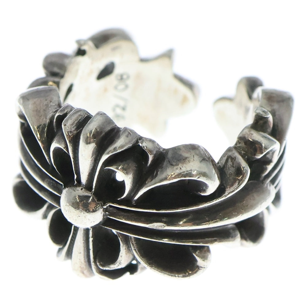 CHROME HEARTS(クロムハーツ) DBL FLRL CRS ダブルフローラルクロス リング シルバー BCA390