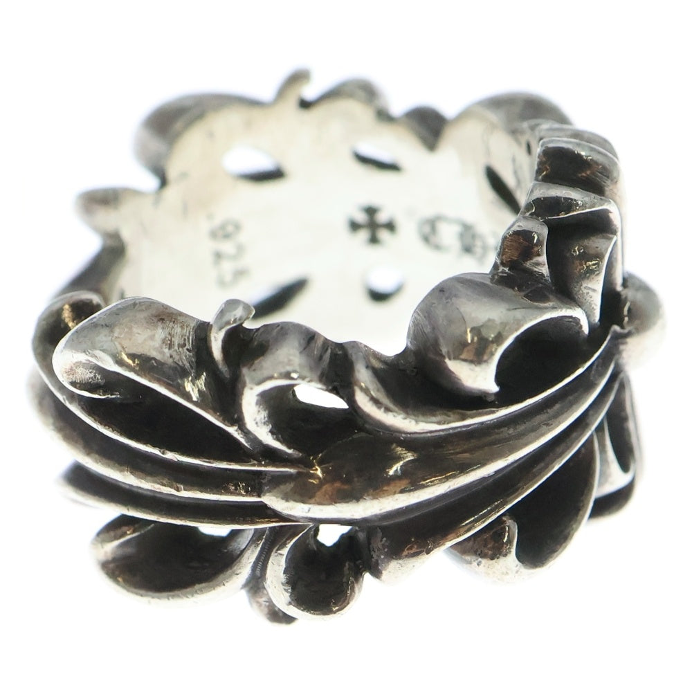 CHROME HEARTS(クロムハーツ) DBL FLRL CRS ダブルフローラルクロス リング シルバー BCA390