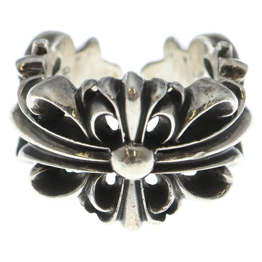 CHROME HEARTS(クロムハーツ) DBL FLRL CRS ダブルフローラルクロス リング シルバー BCA390
