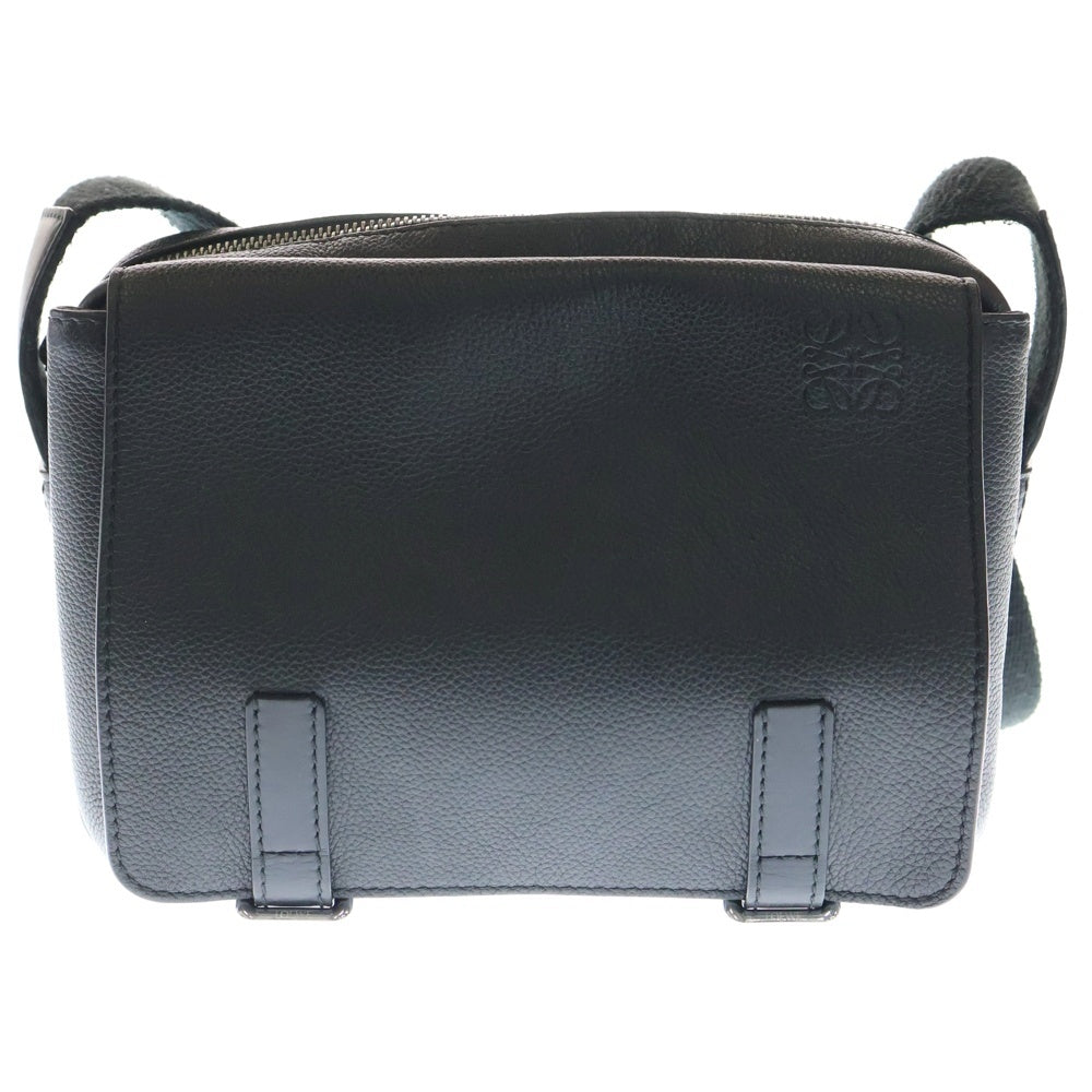 LOEWE(ロエベ) ミリタリー メッセンジャーバッグ XS ショルダーバッグ ブラック B553A72X22 レディース