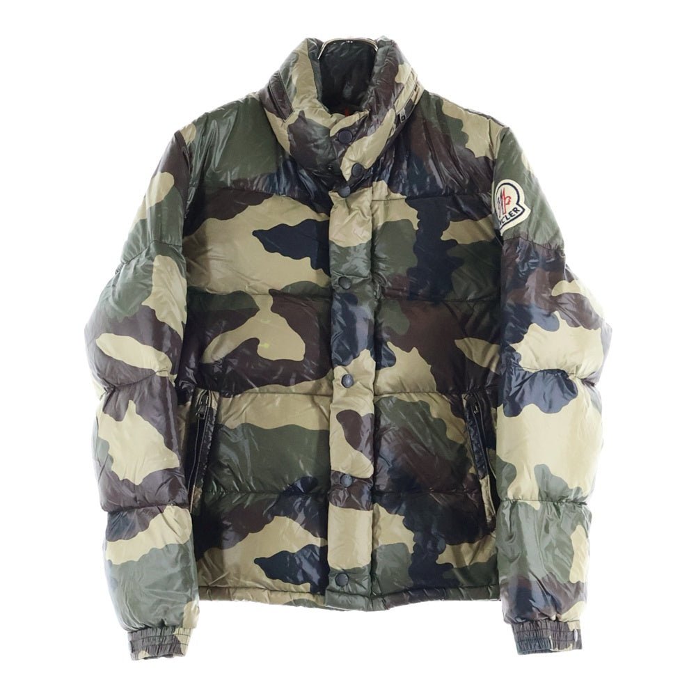 MONCLER(モンクレール) EVELEST エベレスト 総柄カモフラ 袖ワッペン ダウンジャケット マルチカラー 41310/50/68950