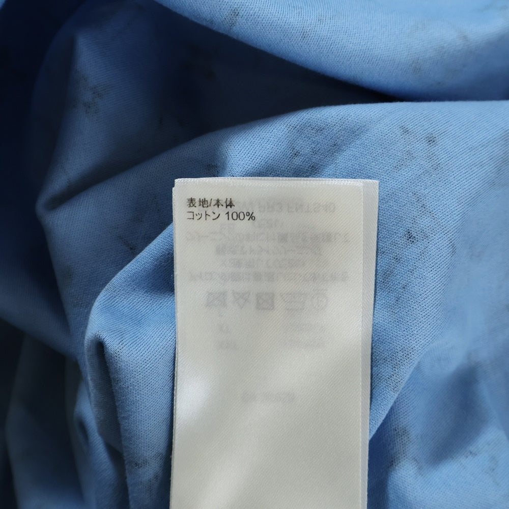 LOUIS VUITTON(ルイヴィトン) ミックスモノグラム ネックチェーン クルーネック半袖Tシャツカットソー レディース ライトブルー RW222W PR3 FNTS40