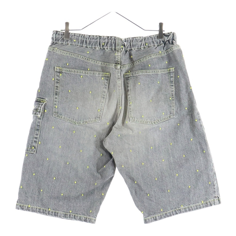 UNDERCOVER(アンダーカバー) 02SS The Illusion Of Haze Half Denim イリュージョン オブ ヘイズ ハーフデニムパンツ グレー