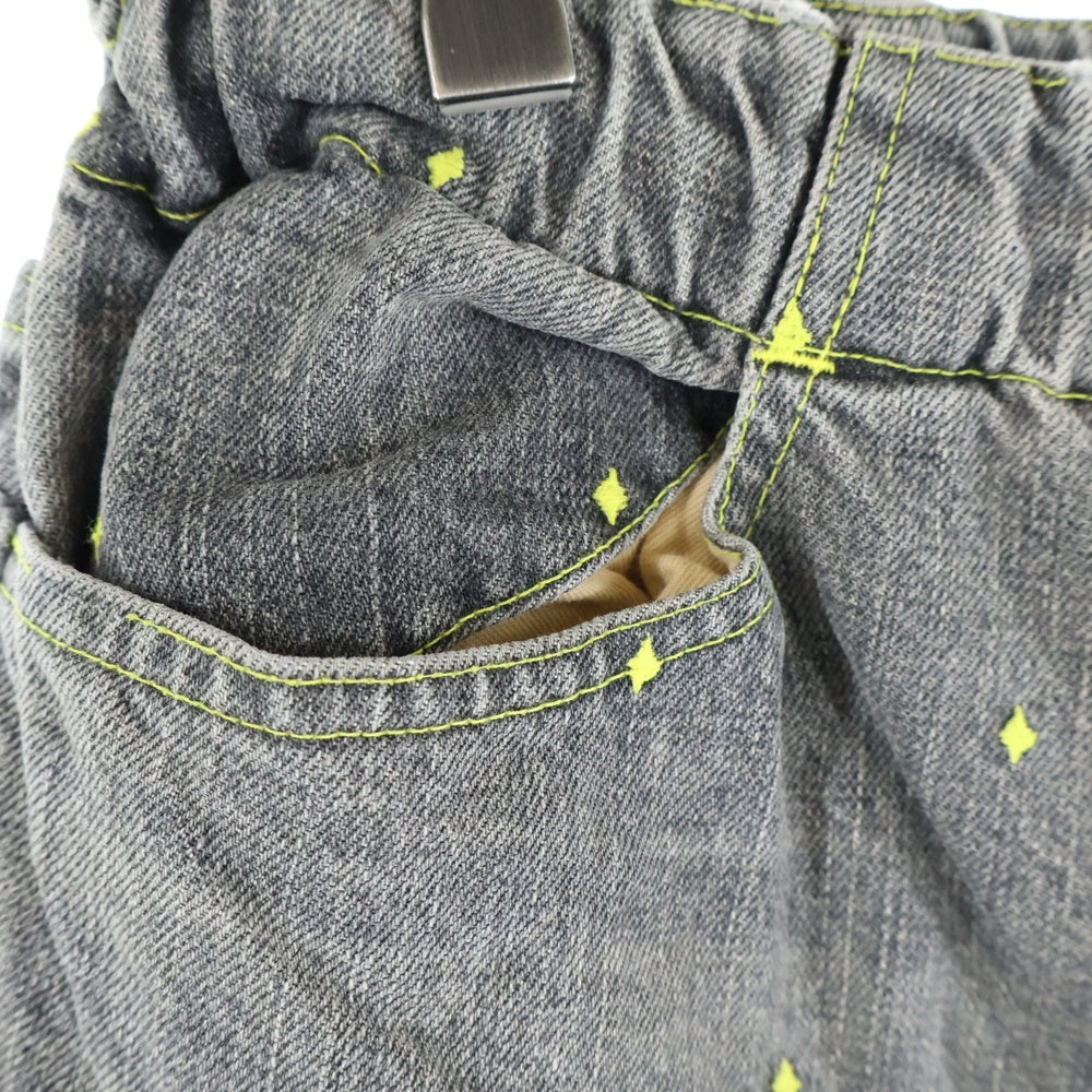 UNDERCOVER(アンダーカバー) 02SS The Illusion Of Haze Half Denim イリュージョン オブ ヘイズ ハーフデニムパンツ グレー