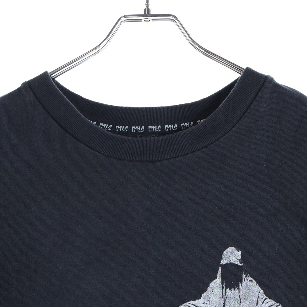 cvtvlist(カタリスト) OUR LIFE TEE バックロゴプリント クルーネック半袖Tシャツカットソー ブラック