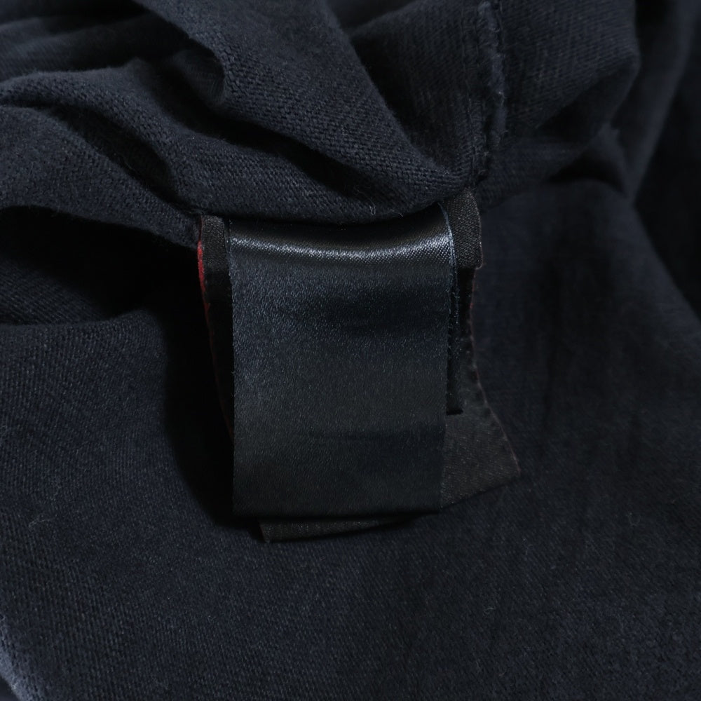 cvtvlist(カタリスト) OUR LIFE TEE バックロゴプリント クルーネック半袖Tシャツカットソー ブラック