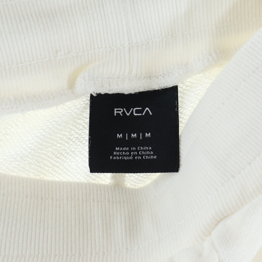 RVCA(ルーカ) FULTON WS フロントプリント スウェットショーツ ハーフパンツ ホワイト BC041641