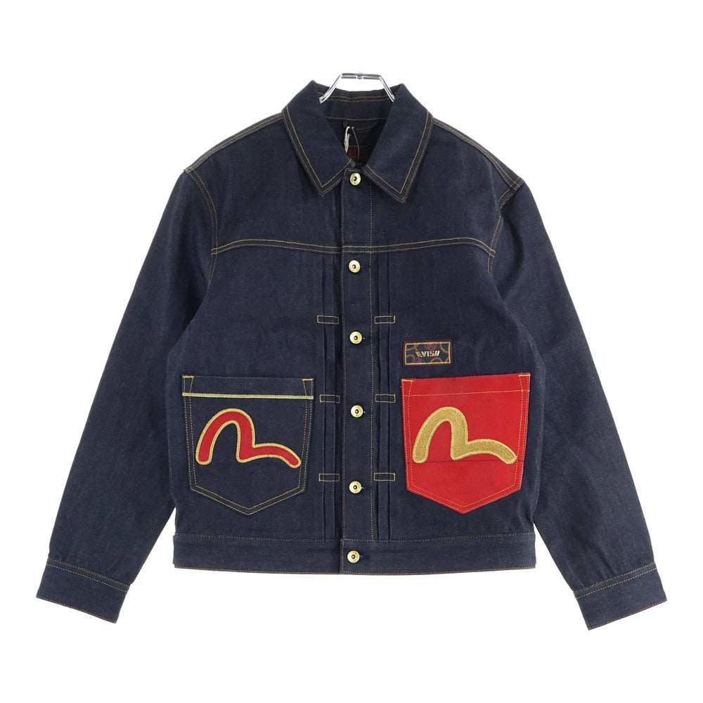 EVISU(エビス) 午年背面刺繍 デニムジャケット インディゴ 2ESHTM6DJ1167RXDN