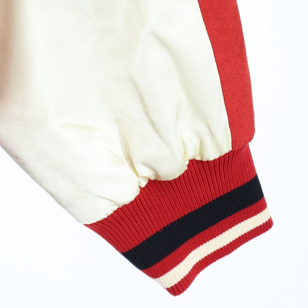 EVISU(エビス) バックホースシュー刺繍 スーベニアジャケット レッド 2ESHTM6JK117RXYQ