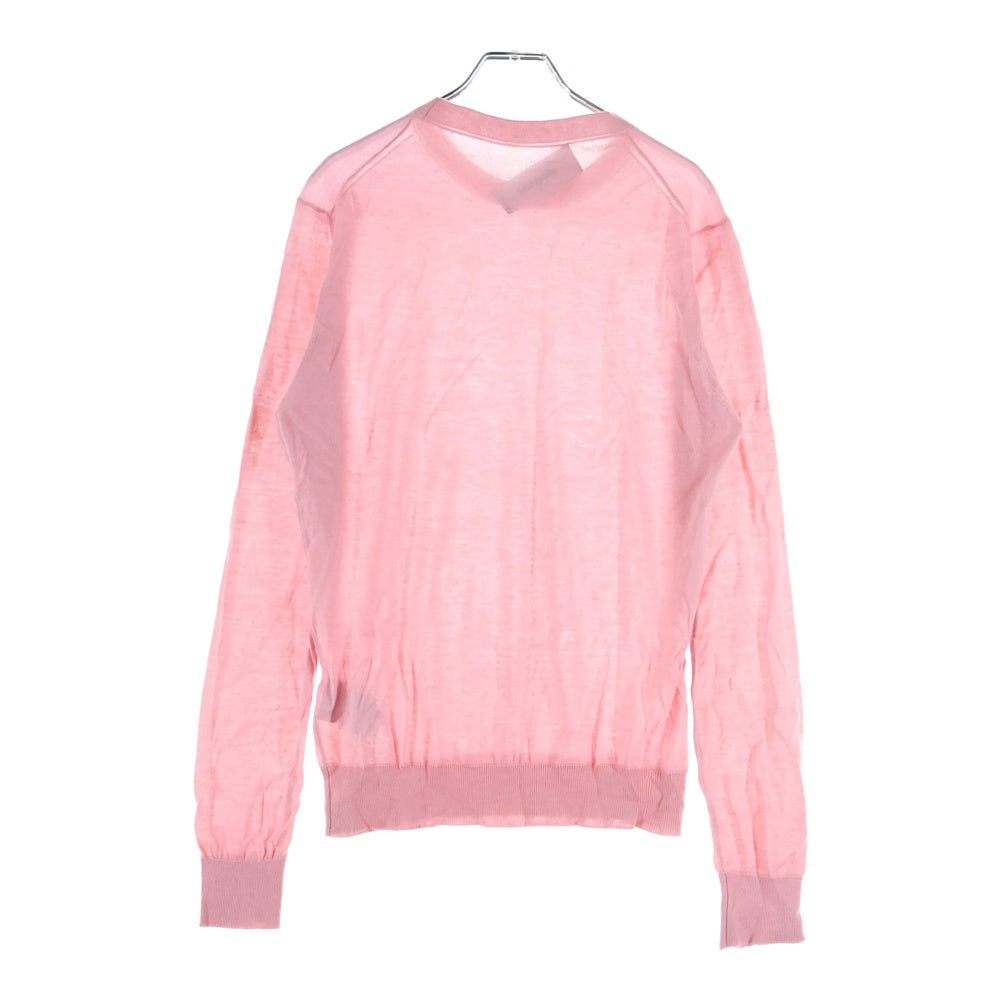 DSQUARED2(ディースクエアード) クルーネック ウールニットセーター ピンク S71HA0794 S15991