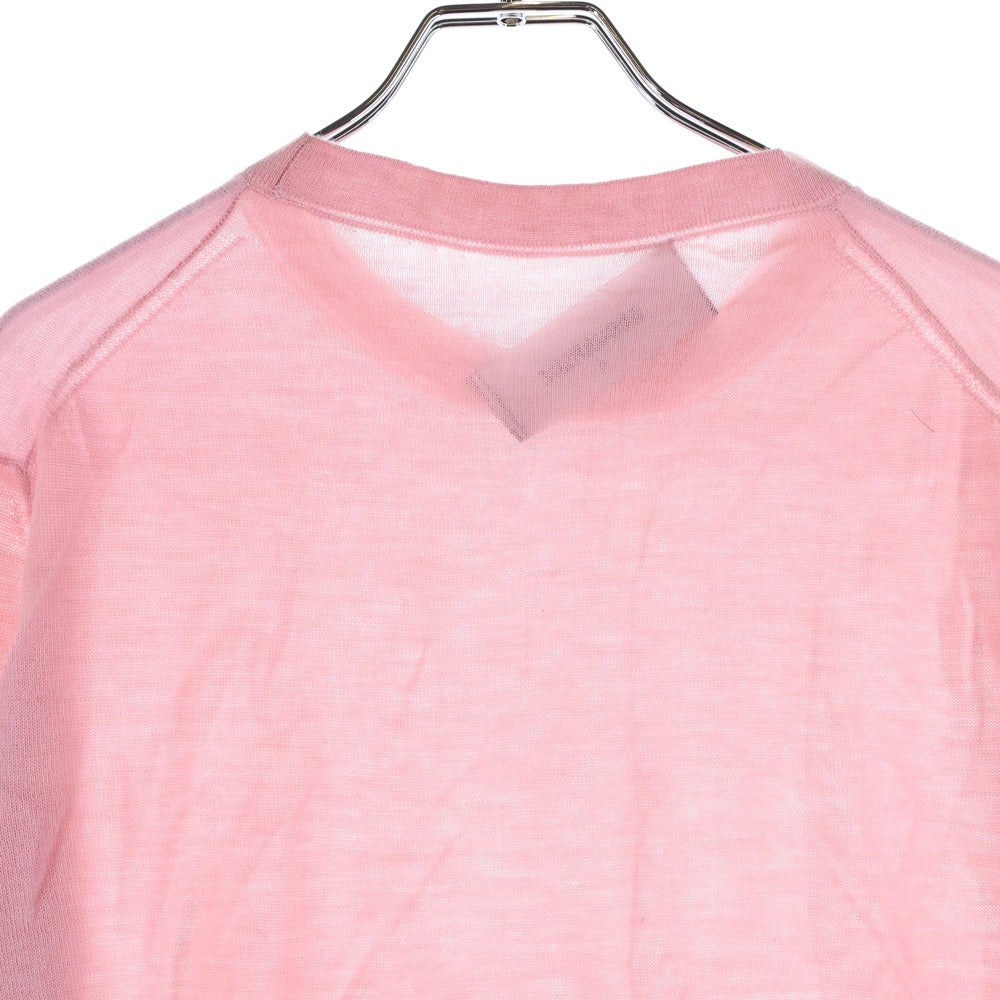 DSQUARED2(ディースクエアード) クルーネック ウールニットセーター ピンク S71HA0794 S15991