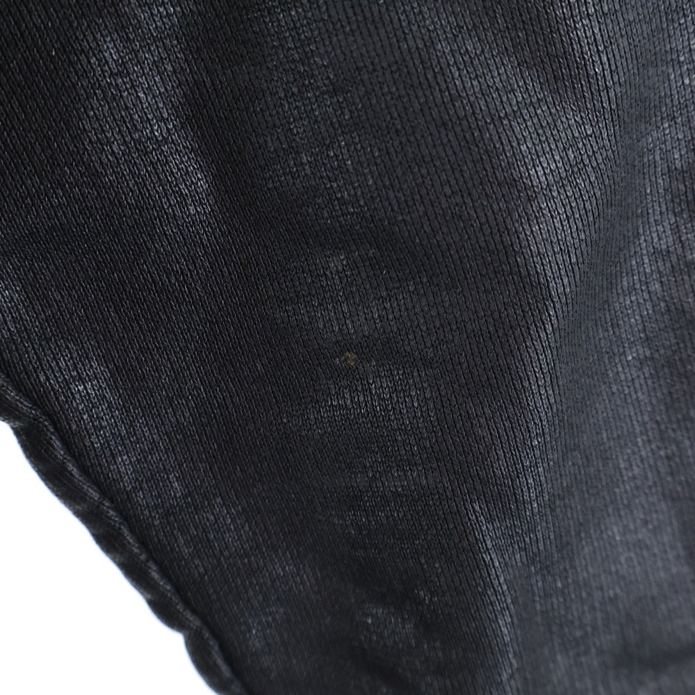 DSQUARED2(ディースクエアード) 15AW フロントプリントデザイン 前V クルーネックスウェットトレーナー ブラック S74GU0091 S25030