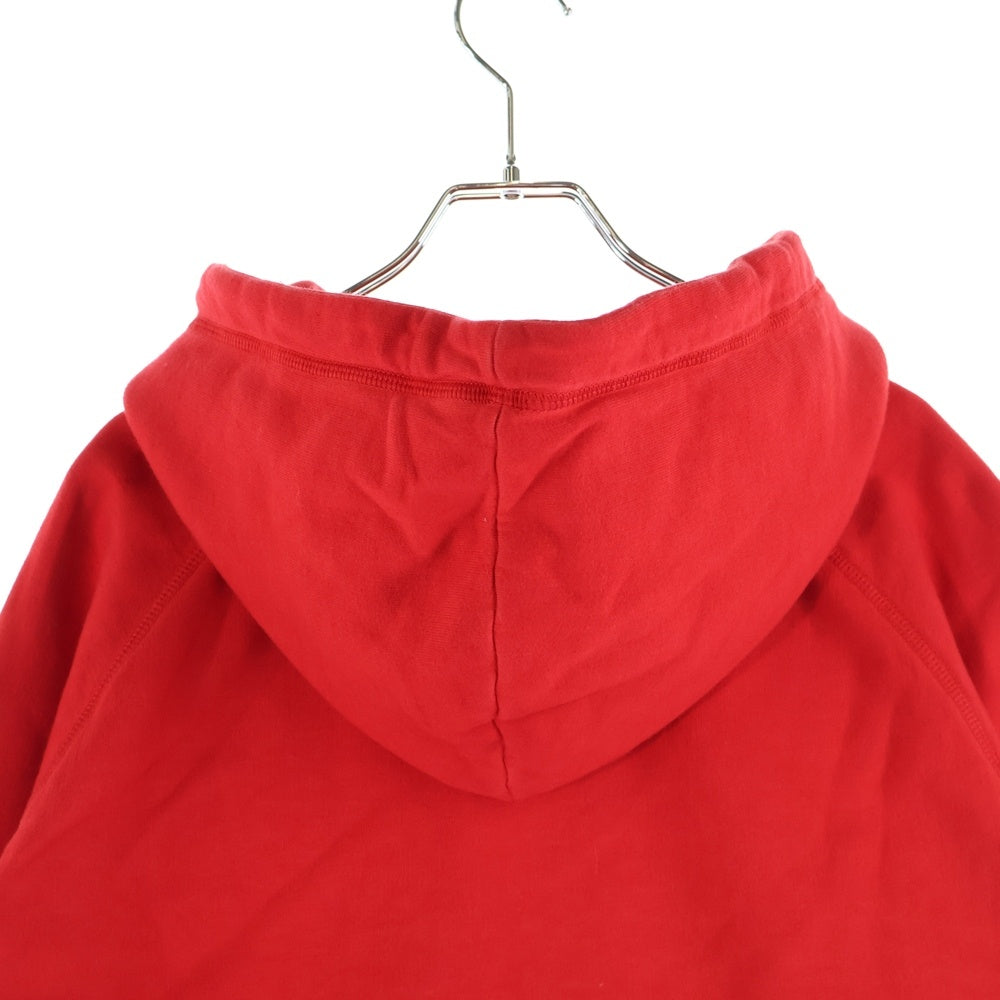 DSQUARED2(ディースクエアード) 20AW D2 FOOTBALL 胸ロゴワッペン ジップアップフーディーパーカー レッド S74HG0100 S25030