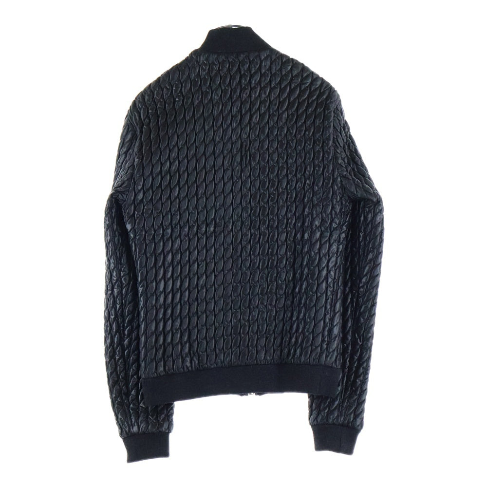 DOLCE & GABBANA(ドルチェアンドガッバーナ) 中綿 キルティングジャケット ブラック G9CM6T/G7ZGM-B