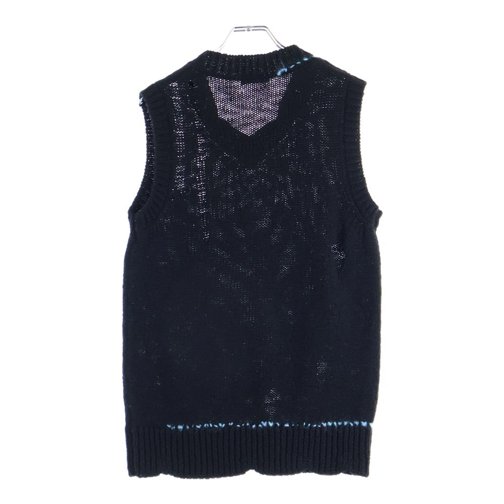 RAF SIMONS(ラフシモンズ) 15AW デストロイニットベスト ブラック