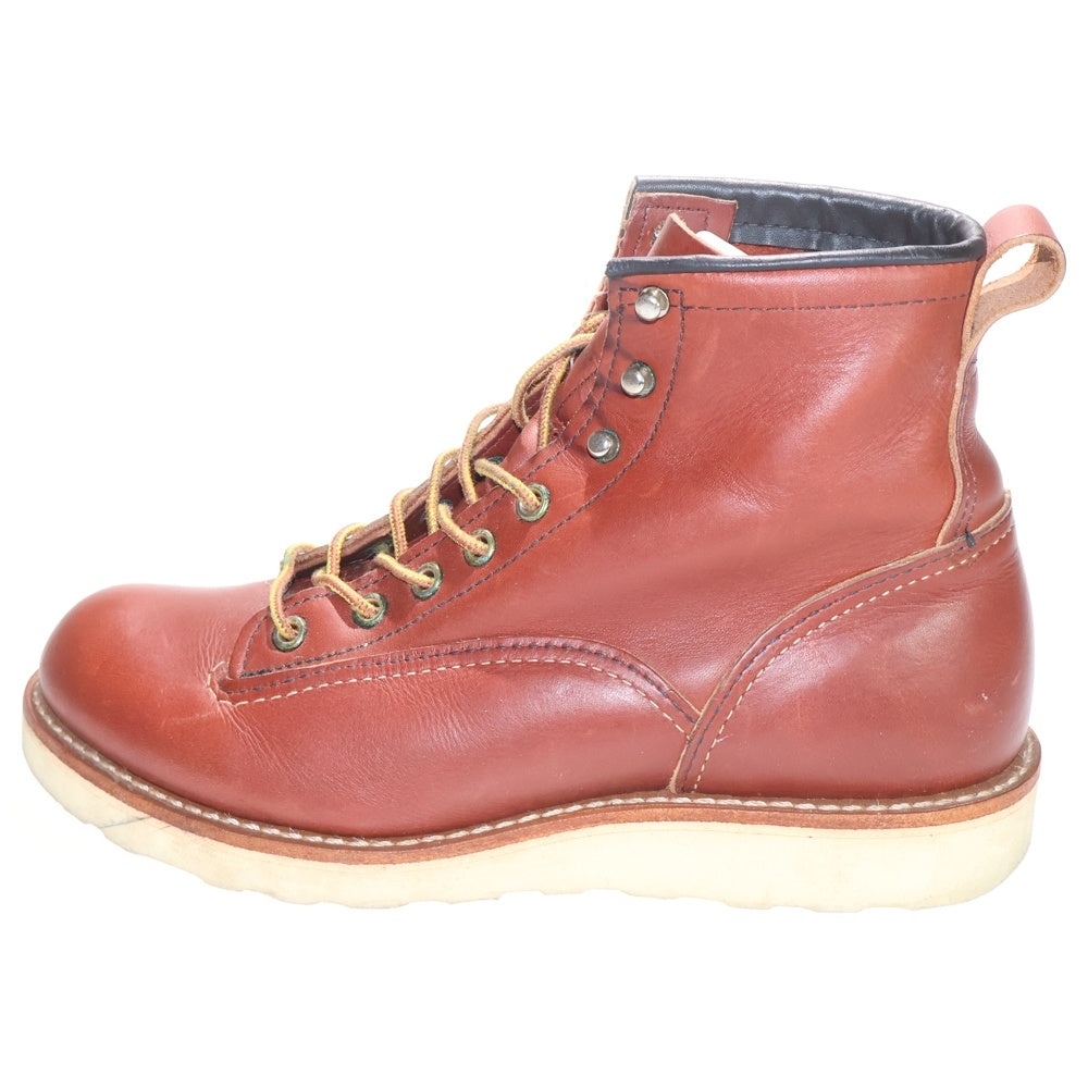 RED WING(レッド ウイング) LINEMAN BOOTS ラインマン レザー ワークブーツ ブラウン 2924