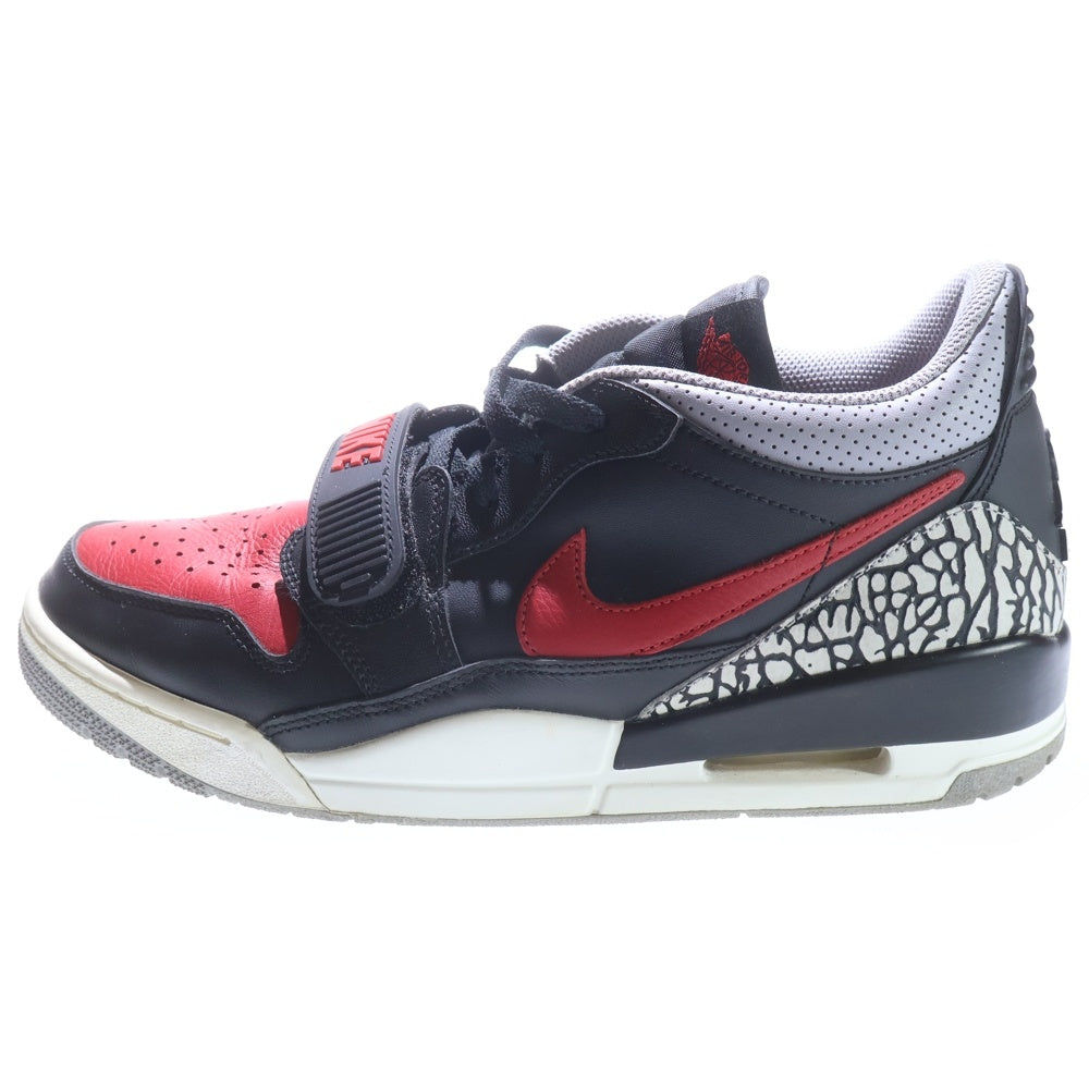 NIKE(ナイキ) AIR JORDAN LEGACY 312 LOW エアジョーダン レガシー 312 ローカットスニーカー ブラック/レッド US9.5/27.5cm CD7069-006