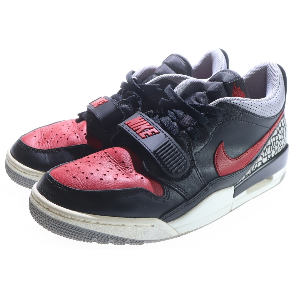 NIKE(ナイキ) AIR JORDAN LEGACY 312 LOW エアジョーダン レガシー 312 ローカットスニーカー ブラック/レッド US9.5/27.5cm CD7069-006