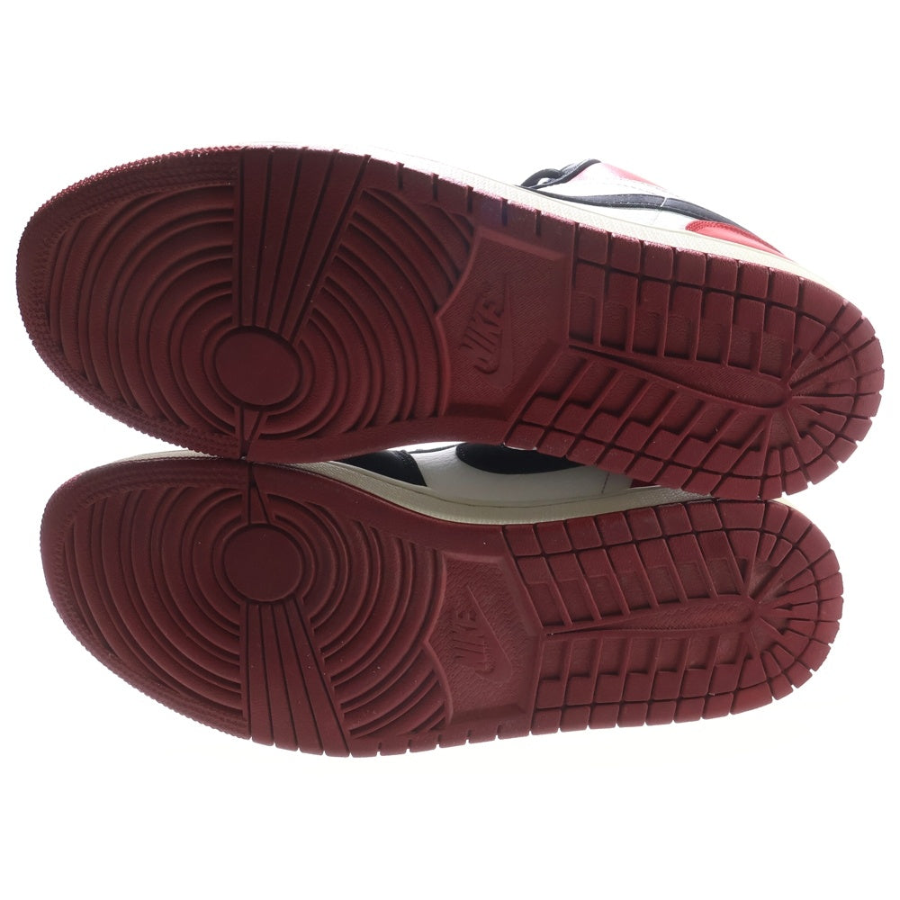 NIKE(ナイキ) AIR JORDAN 1 LOW BLACK TOE エアジョーダン 1 ロウ ブラックトゥー ローカットスニーカー ブラック/レッド/ホワイト US10/28cm 553588-116