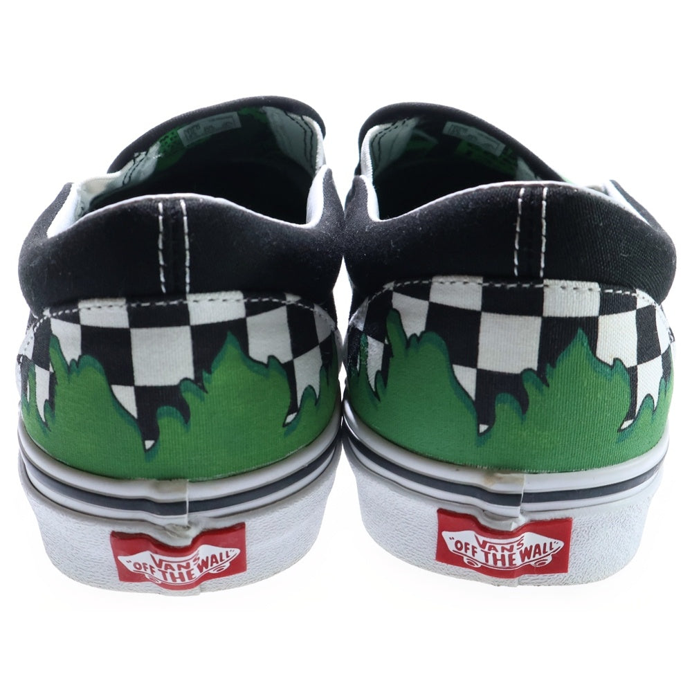 VANS(ヴァンズ) ×MARVEL CLASSIC SLIP-ON マーベル クラシックスリッポン ブラック/グリーン US10/28cm VN0A38F7U44