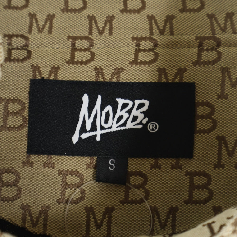 MOBB(モブ) MONOGRAM JACQUARD TRACK JACKET モノグラム ジャカード ジップアップトラックジャケット ベージュ 25MB-AW-M49-BE