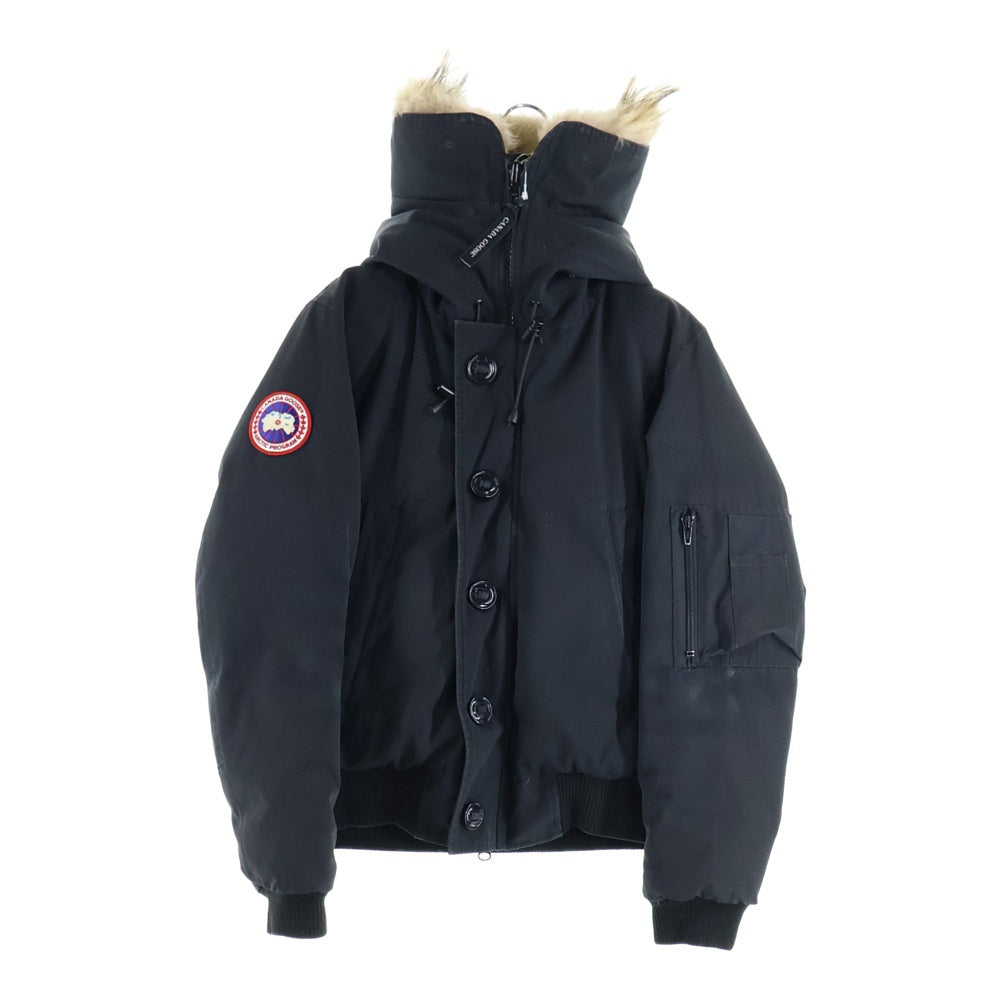 CANADA GOOSE(カナダグース) LABRADOR ラブラドールファーフーディーダウンジャケット ブラック 7958JM