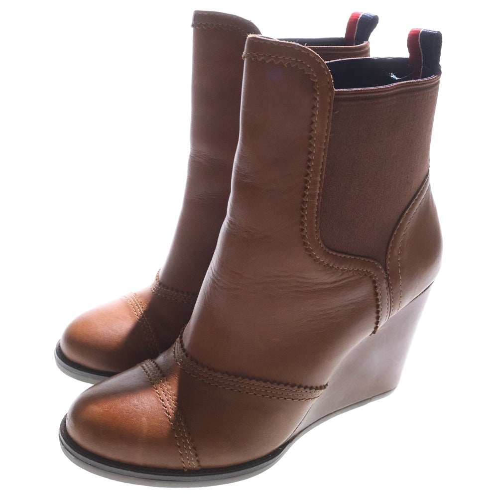 TOMMY HILFIGER(トミーヒルフィガー) Half Boots & Ankle Boots レザーハーフアンクルブーツ レディース ブラウン FW56814782