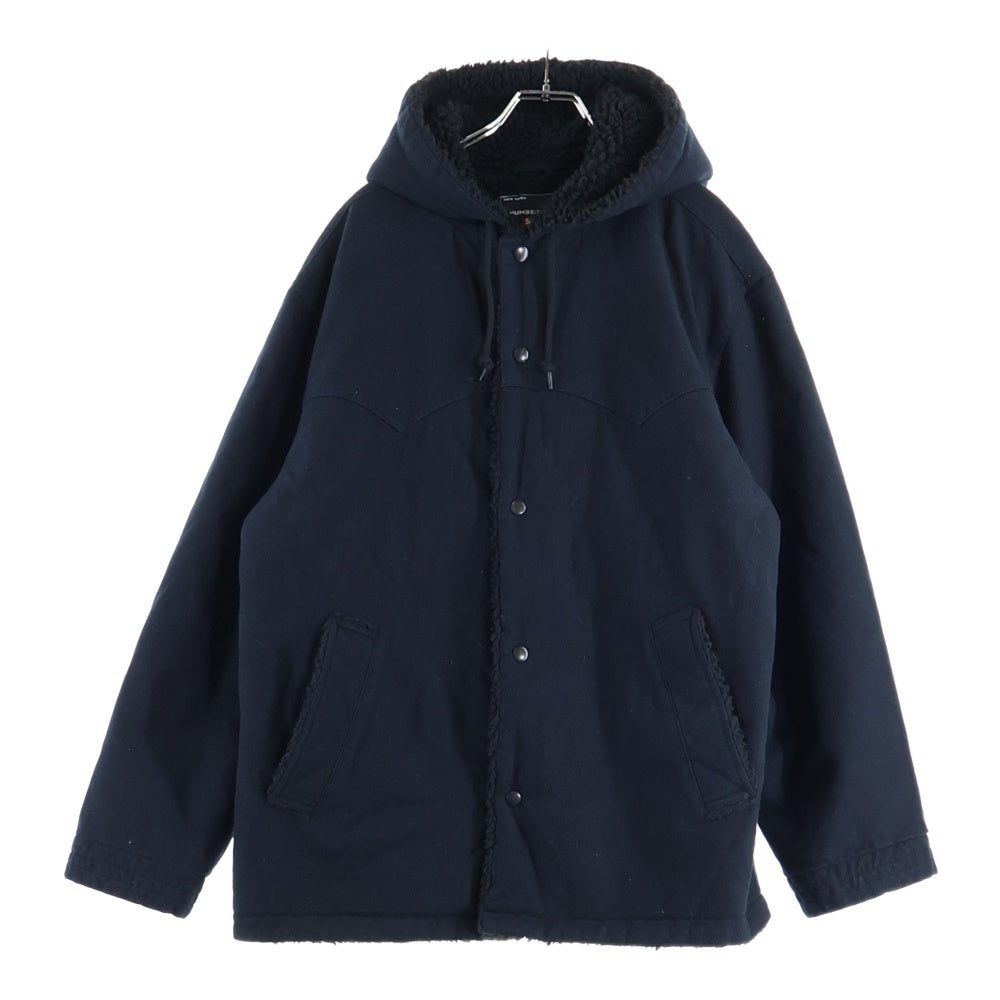 SUPREME(シュプリーム) 25AW ×NUMBER (N)INE Faux Shearling Hooded Coat ナンバーナイン フェイク シアリング フーデッド コート ブラック