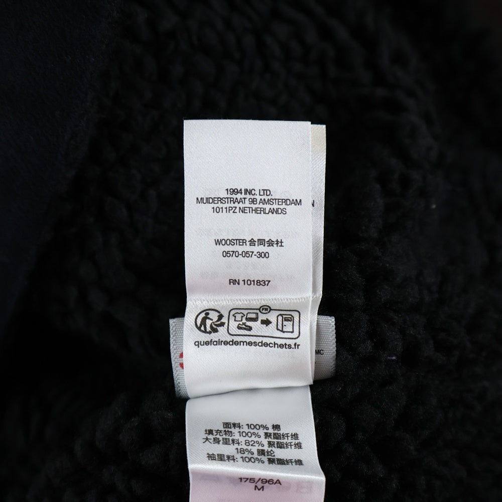 SUPREME(シュプリーム) 25AW ×NUMBER (N)INE Faux Shearling Hooded Coat ナンバーナイン フェイク シアリング フーデッド コート ブラック