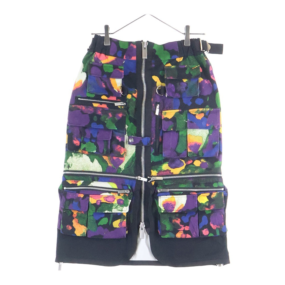 Sacai(サカイ) 19AW 総柄 カーゴスカート マルチカラー レディース 19-04387