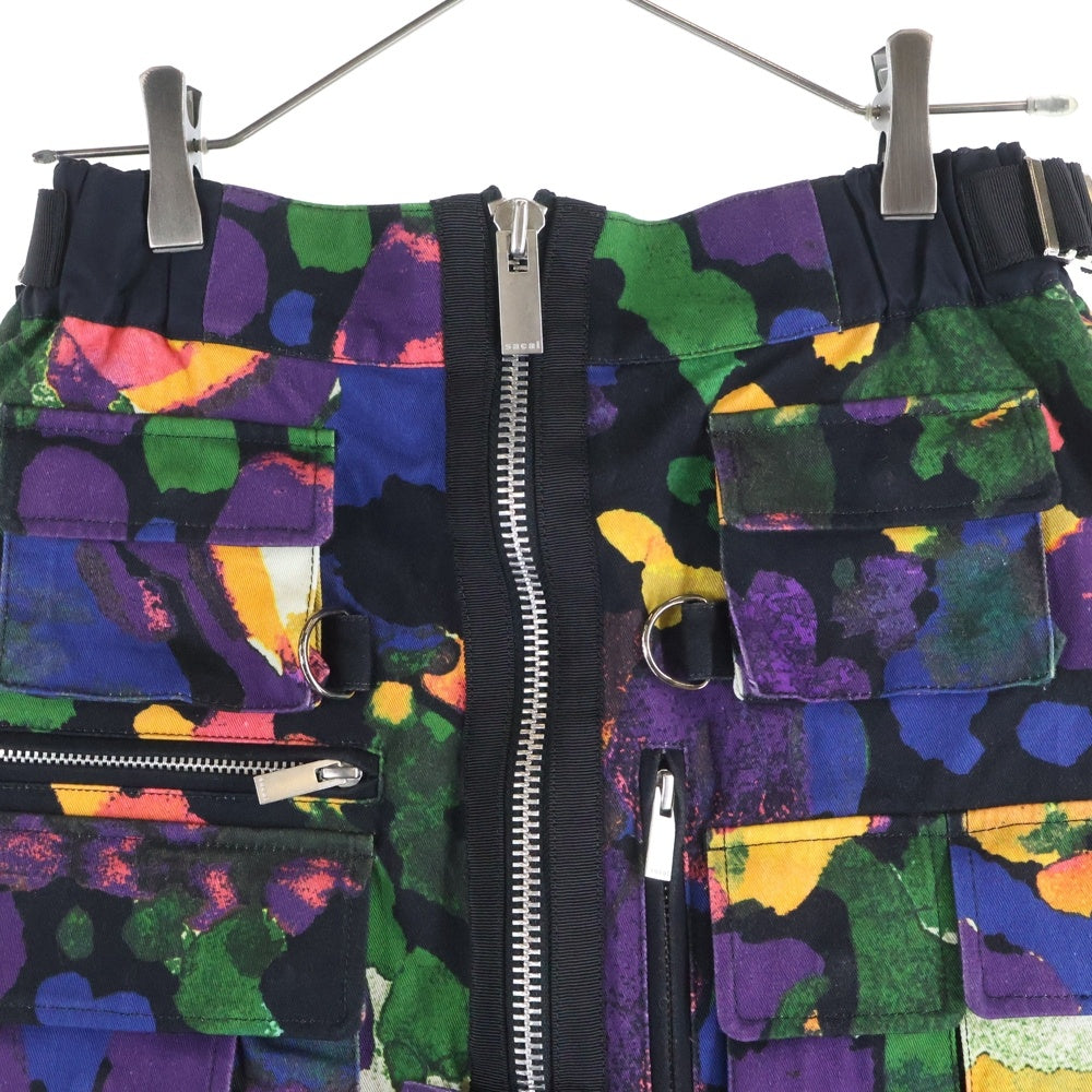 Sacai(サカイ) 19AW 総柄 カーゴスカート マルチカラー レディース 19-04387