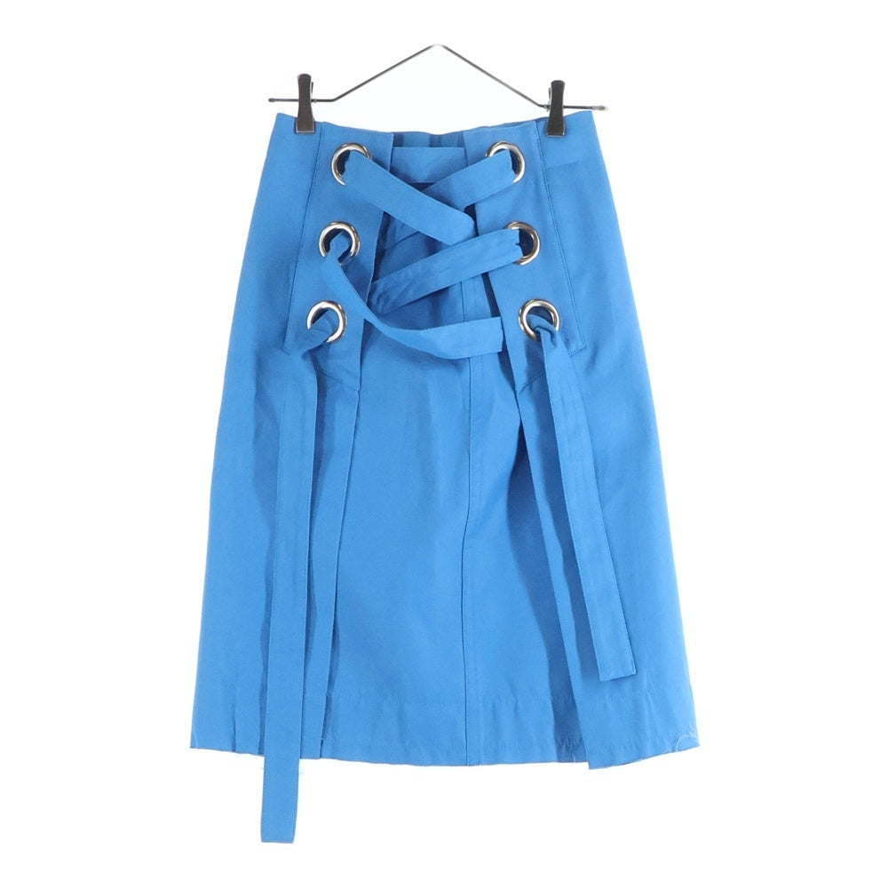 Sacai(サカイ) 18SS サイドレースアップ スカート ブルー レディース 18-03570